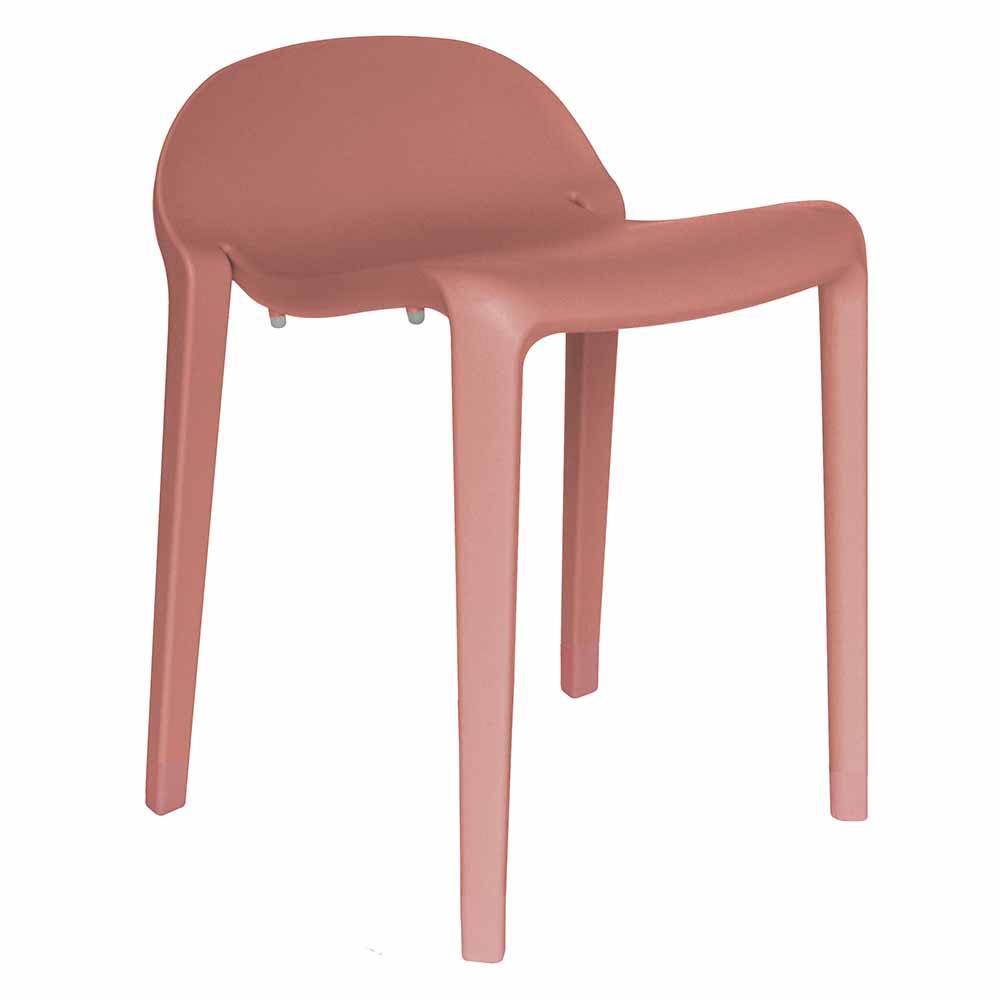 Silla comercial OFFIHO Joyous OHV-81 sin brazos con asiento y respaldo de polipropileno de dos piezas