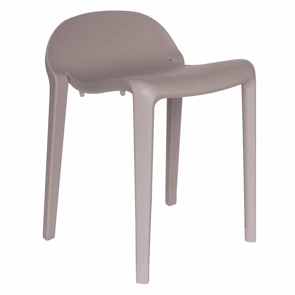 Silla comercial OFFIHO Joyous OHV-81 sin brazos con asiento y respaldo de polipropileno de dos piezas