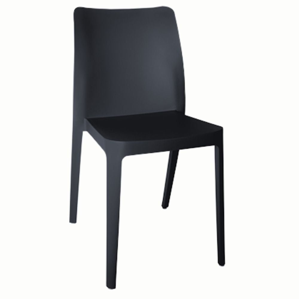 Silla para terraza OFFIHO Solei OHV-59 monobloque de polipropileno sin brazos con respaldo alto