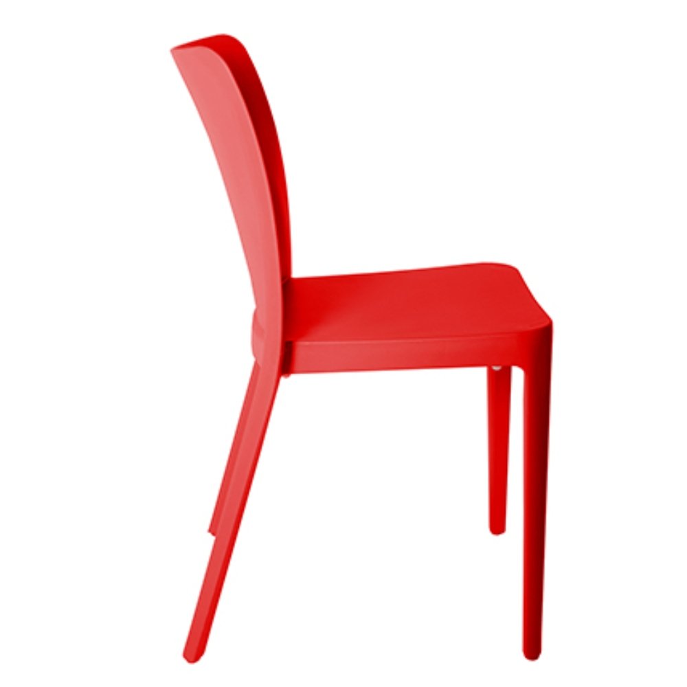 Silla para terraza OFFIHO Solei OHV-59 monobloque de polipropileno sin brazos con respaldo alto