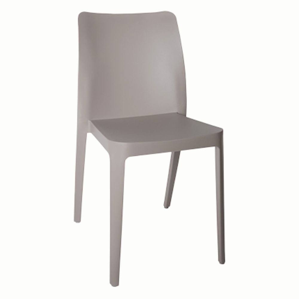 Silla para terraza OFFIHO Solei OHV-59 monobloque de polipropileno sin brazos con respaldo alto