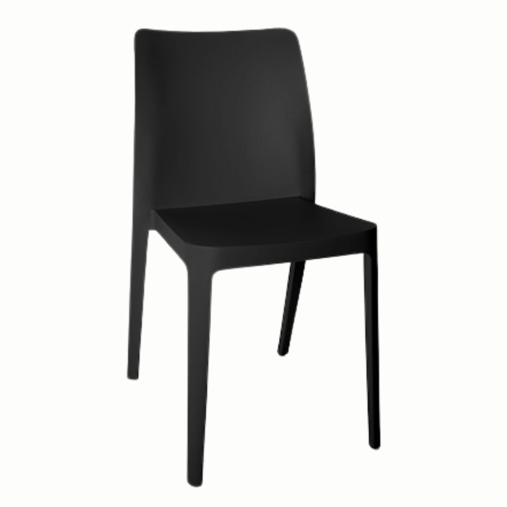 Silla para terraza OFFIHO Solei OHV-59 monobloque de polipropileno sin brazos con respaldo alto