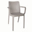 Silla OFFIHO Solei OHV-60 con brazos, monobloque de polipropileno para hotel y exterior