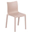 Silla comercial Bratti Rise monobloque de polipropileno con diseño ergonómico para exterior
