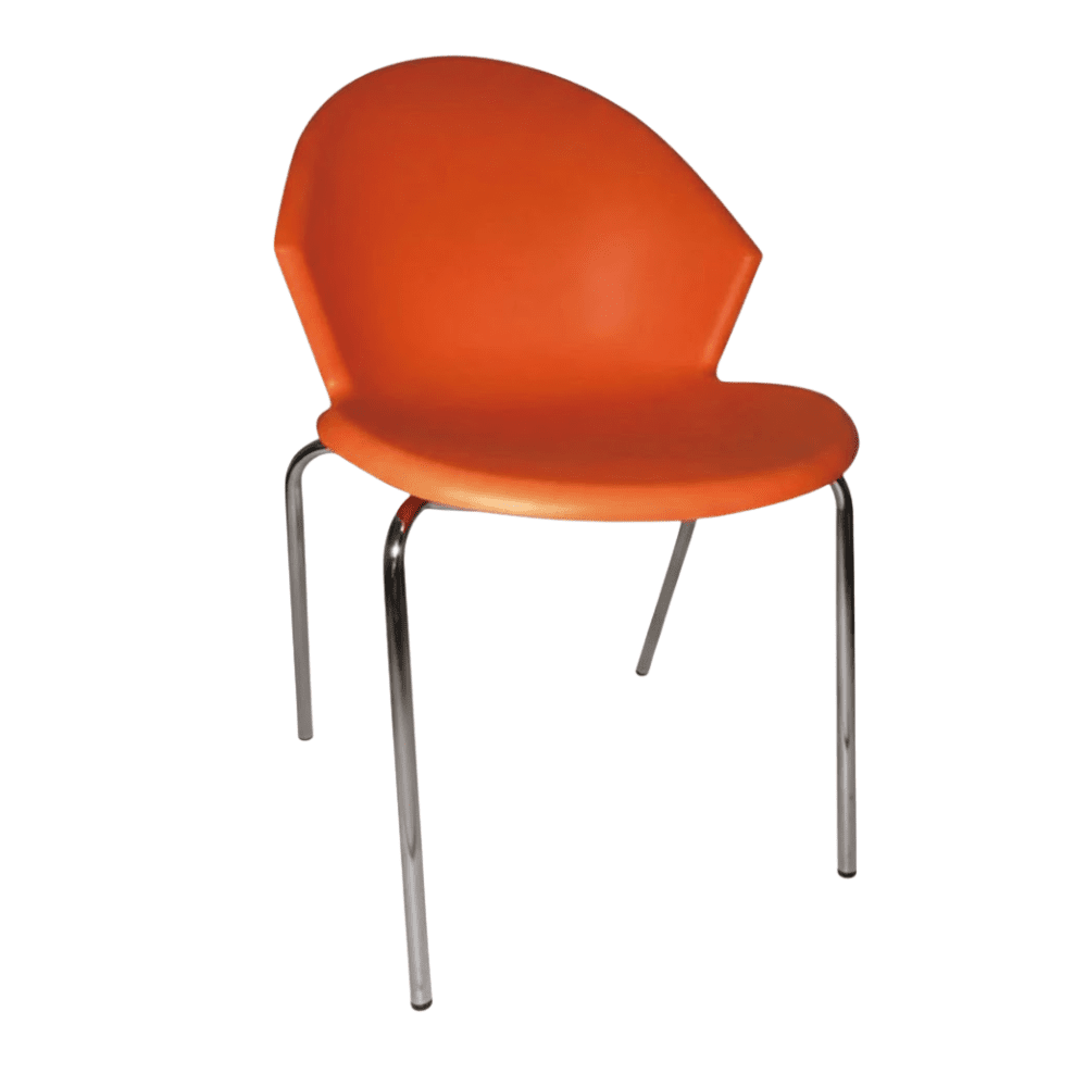 Silla Comercial Para Restaurante - ALBAR PL - 50 - Varios Colores - Plastico de Polipropileno - PL-50 C - ALBAR - NOGAL BEAT - Sillas