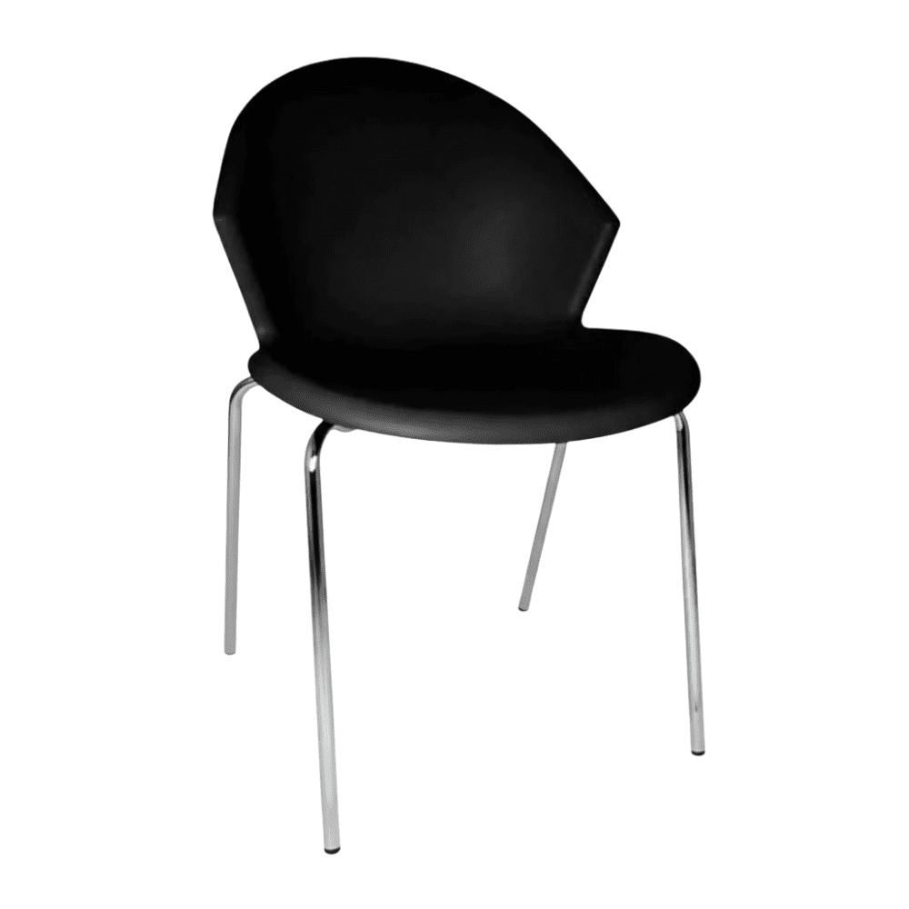 Silla Comercial Para Restaurante - ALBAR PL - 50 - Varios Colores - Plastico de Polipropileno - PL-50 C - ALBAR - NOGAL BEAT - Sillas
