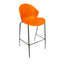 Silla comercial Albar PL-51 de polipropileno con estructura tubular de acero estibable