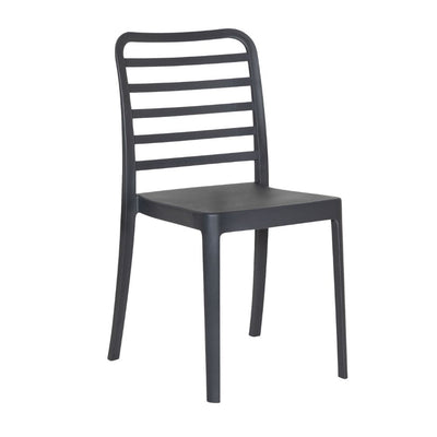 Silla comercial ALBAR AR-402A de polipropileno apilable para exteriores