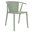 Silla RESOL STEELY con brazos, apilable, en fibra de vidrio con polipropileno