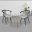 SILLA KINGSTRONG CATANZARO MOB - 1676 SILL0903658 | Silla Ocasional Decorativa Moderna | Base 4 Puntas | Polipropileno | Interior - SILL0903658 - Mundo In - NOGAL BEAT - Sillas