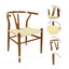 Silla comercial Kingstrong Micerino de metal con asiento en tejido de cuerda trenzada impermeable