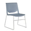 Silla comercial ALBAR A-630 con estructura de cold roll y respaldo y asiento de polipropileno
