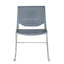 Silla comercial ALBAR A-630 con estructura de cold roll y respaldo y asiento de polipropileno