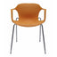 Silla comercial Gersa E-33001 con asiento de polipropileno y estructura metálica cromada