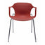 Silla comercial Gersa E-33001 con asiento de polipropileno y estructura metálica cromada