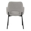 SILLA NOGAL BEAT SILL0904840 3038 SHCOLA | Silla de Comedor | Patas Revestidas Negro Mate | 4 Puntas | Tapizado | Interior - SILL0904840 - Mundo In - NOGAL BEAT - Sillas