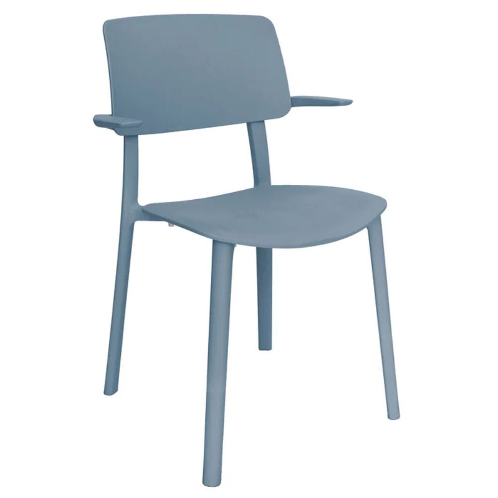 Silla comercial OFFIHO Kin OHV-136 ergonómica en polipropileno con descansabrazos