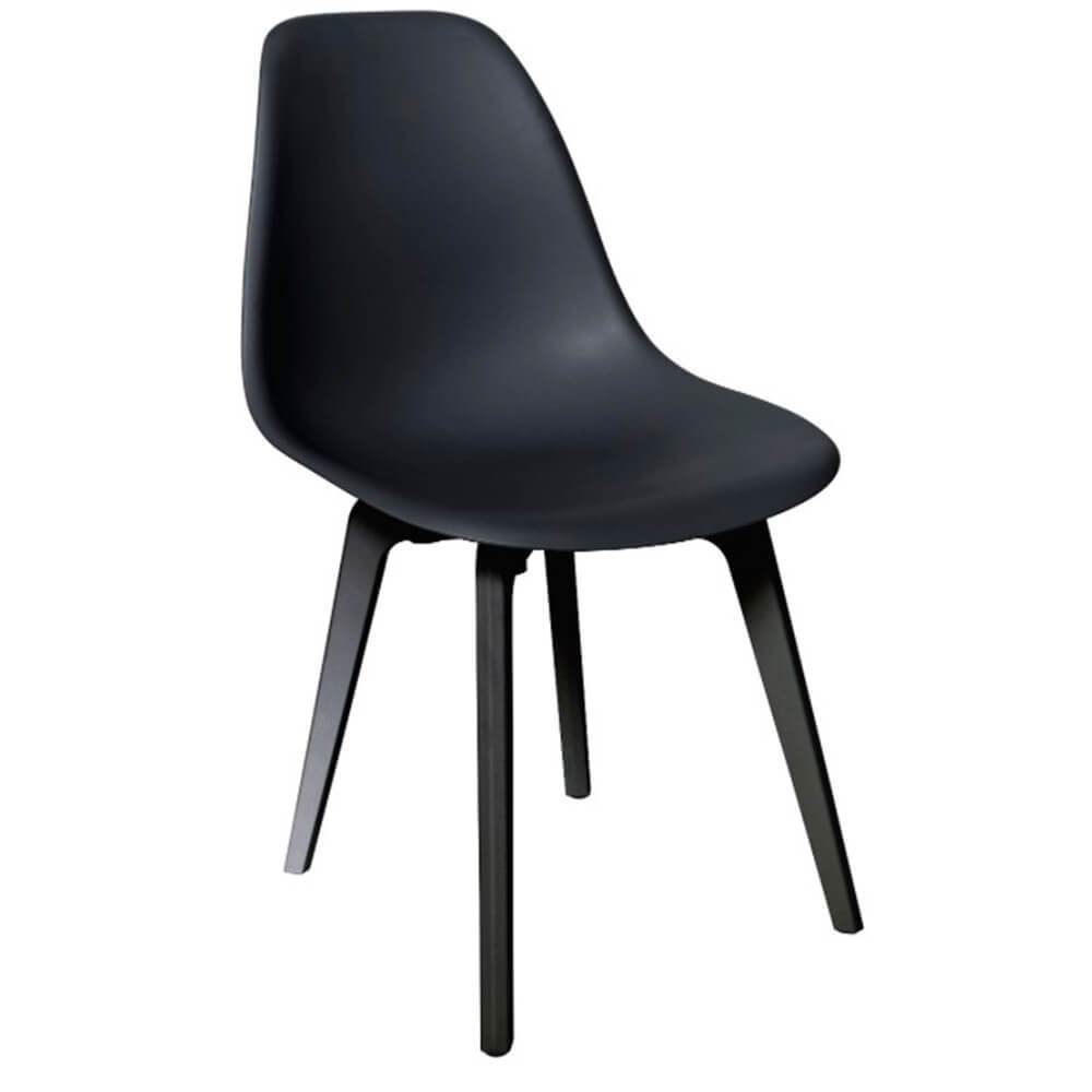Silla comercial ergonómica Offiho OHV-124 de polipropileno con base de cuatro puntas en varios colores