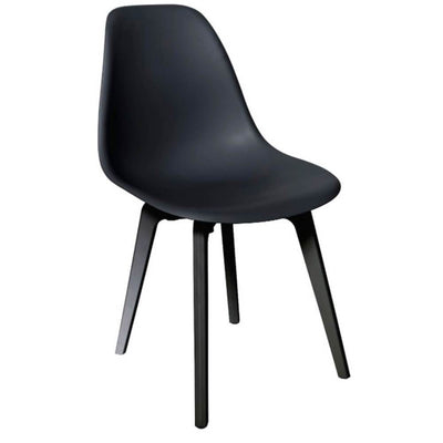 Silla comercial ergonómica Offiho OHV-124 de polipropileno con base de cuatro puntas en varios colores