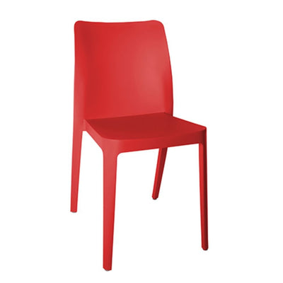 Silla para terraza OFFIHO Solei OHV-59 monobloque de polipropileno sin brazos con respaldo alto