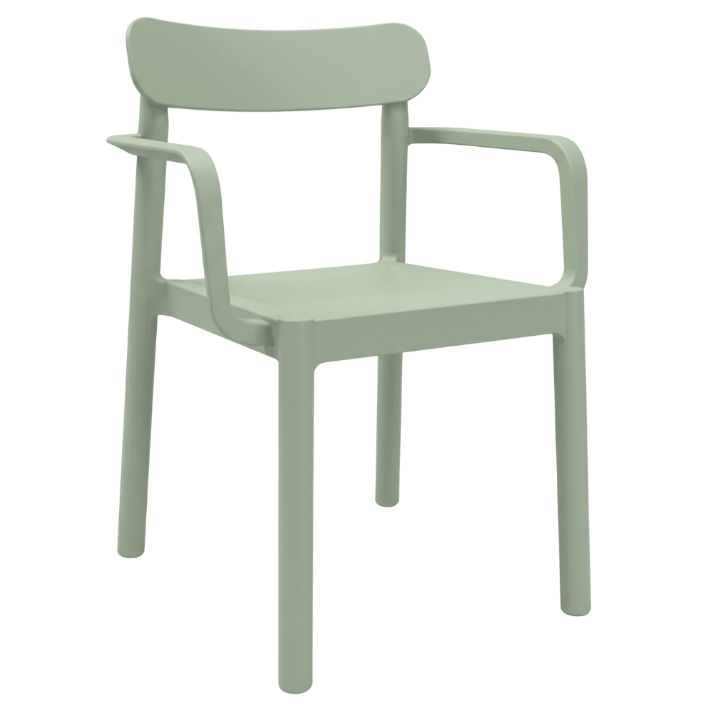 Silla con brazos Resol Elba Armchair de polipropileno inyectado apilable en varios colores