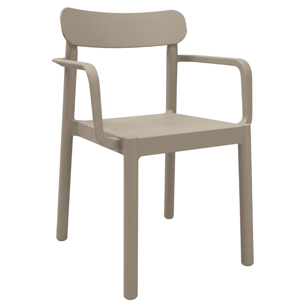 Silla con brazos Resol Elba Armchair de polipropileno inyectado apilable en varios colores