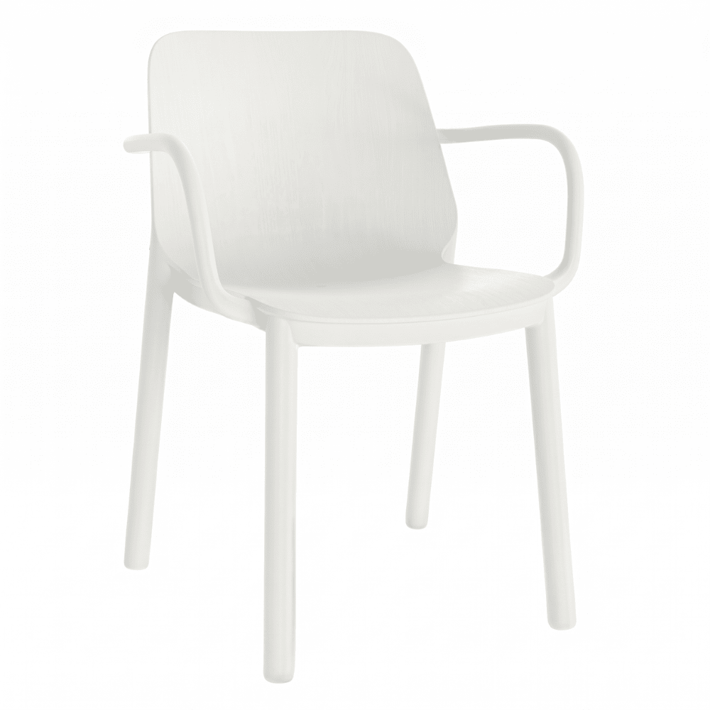 Silla Resol One con brazos en polipropileno con fibra de vidrio