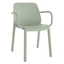 Silla Resol One con brazos en polipropileno con fibra de vidrio