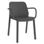 Silla Resol One con brazos en polipropileno con fibra de vidrio