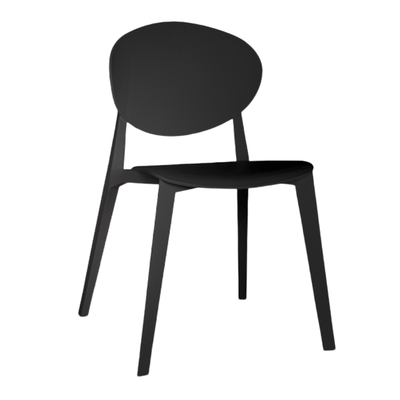 Silla OFFIHO Tekzi OHV-19 sin brazos, monobloque de polipropileno con fibra de vidrio para terraza