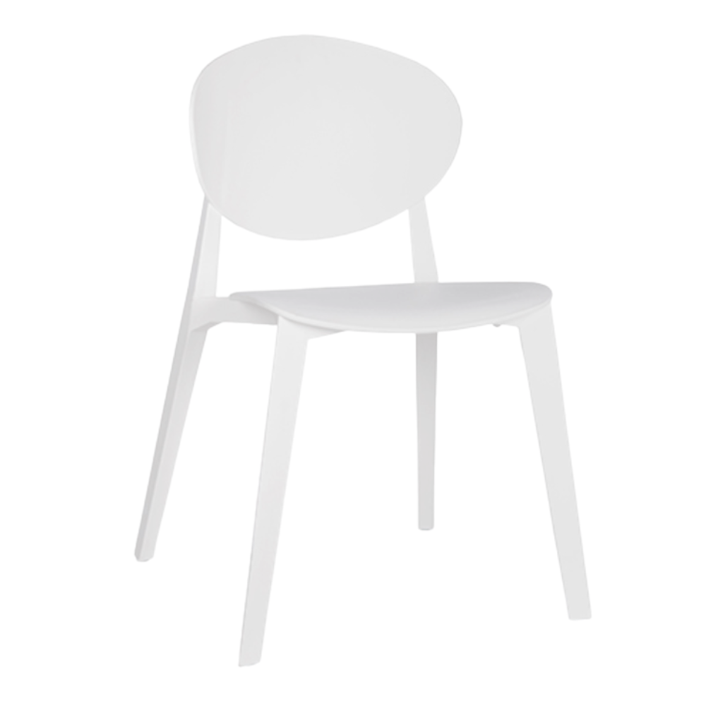 Silla OFFIHO Tekzi OHV-19 sin brazos, monobloque de polipropileno con fibra de vidrio para terraza