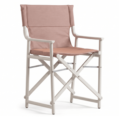 Silla plegable tipo director Resol Boss de polipropileno reciclado con tela acrílica en varios colores