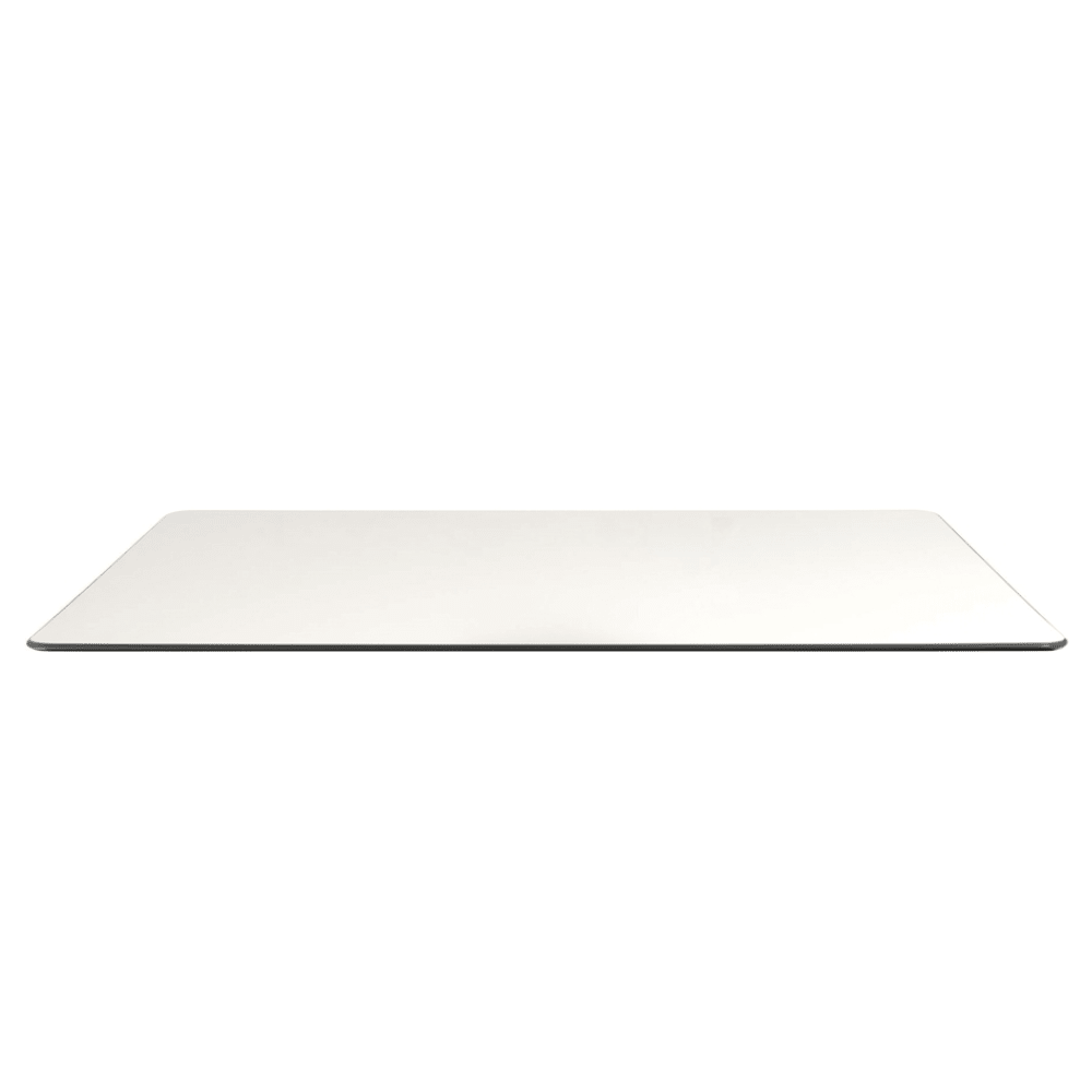 Tablero comercial Resol 60 x 60 cuadrado en HPL y Werzalit para bases de mesa