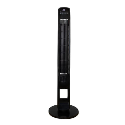 Ventilador de torre decorativo Masterfan Omnifan de 39 pulgadas en color negro con control táctil