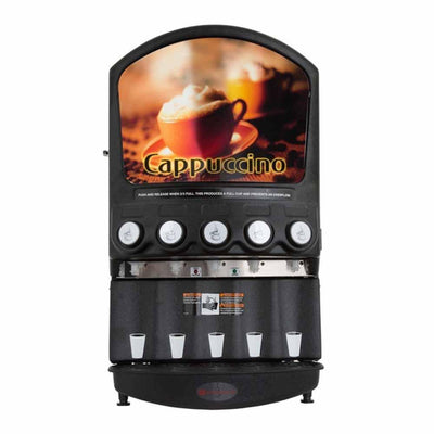CAFETERA GRINDMASTER PIC-5 | Cafetera Dispensadora 5 Sabores Diferentes | Tanque Agua 5 Gal | Café Cappuccino