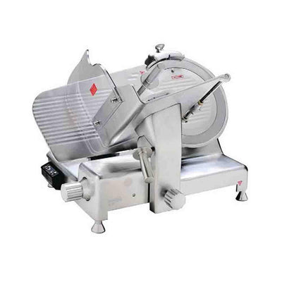 Migsa HBS350L Rebanadora de Carne Aluminio Anodizado Cuchilla Acero Quirúrgico 300 mm Carniceria Cremeria Jamon-Rebanadoras Carne-Migsa-KitchenMax Store