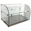Migsa Rtz-45L Vitrina Exhibidora Neutra Cristal Curvo. 55.4 cm. 45 Lt/1.58 pies-Vitrinas Neutras-Migsa-KitchenMax Store