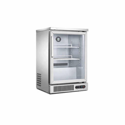 Migsa Sg160 Refrigerador Back Bar Puerta Cristal 1 Puerta Acero Inoxidable 160 Lts-Refrigeradores-Migsa-KitchenMax Store