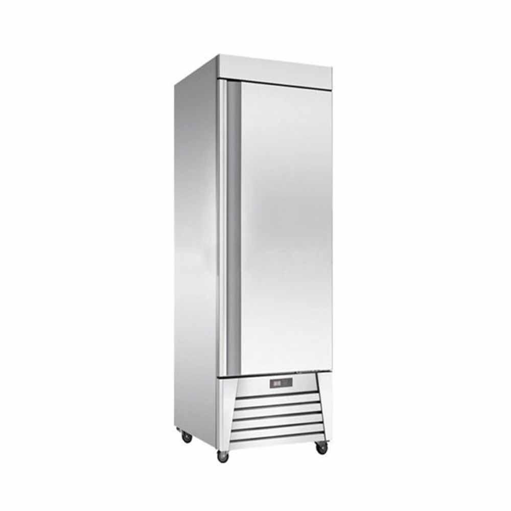 Migsa Ur-27C-1 Refrigerador Vertical con 1 Puerta Sólida abatible, 4 Parrillas y 23 Pies - 651.28 Litros de capacidad. Acero Inoxidable Gris-Refrigeradores-Migsa-KitchenMax Store