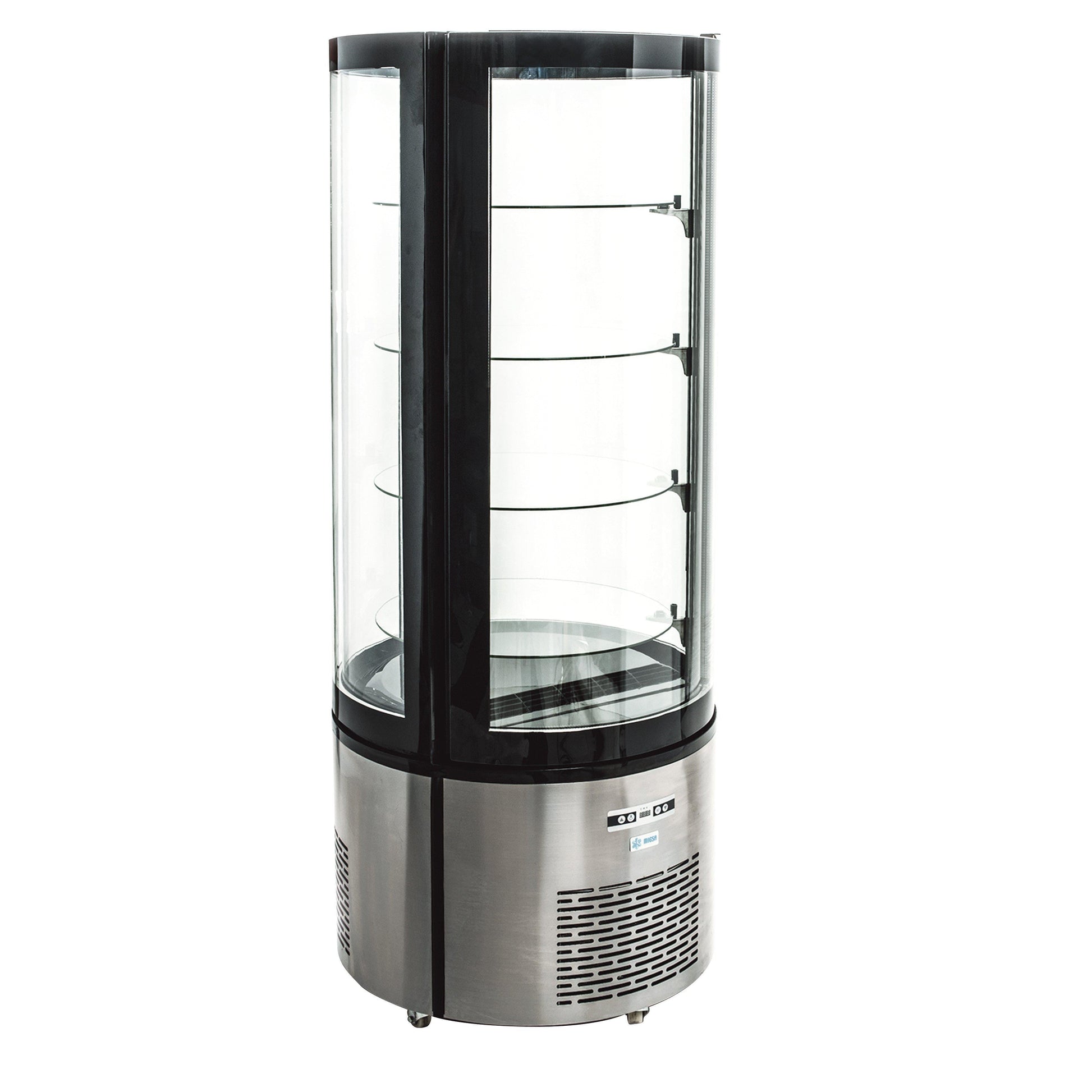 REFRIGERADOR MIGSA ARC-400R | Refrigerador Refrigerador Circular Vertical 1 PuertaAbatible 1 Puerta Abatible | 360 Litros | Acero Inoxidable | Bar Tiendas Carnicería Abarrotes | Bistro Restaurante Lácteos Industrial Cocina Cremería Comercios Insumos Hotel Panadería Refresquero Latas Bar Tiendas Carnicería Abarrotes 